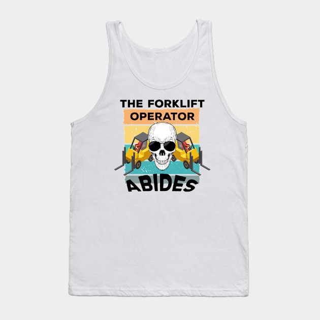 Forklift Dude Tank Top by ExtraGoodSauce